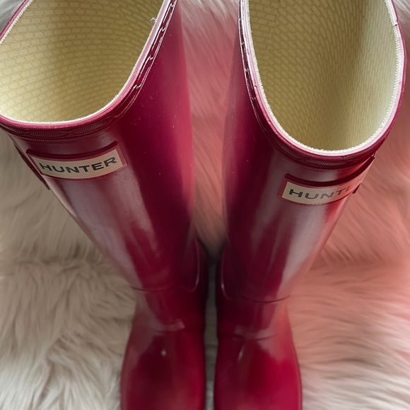Hunter Tall Glossy Size 7 - Picture 13 of 13